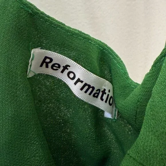 ✨ Reformation Melina Dress in Kelly ✨ - Picture 7 of 8